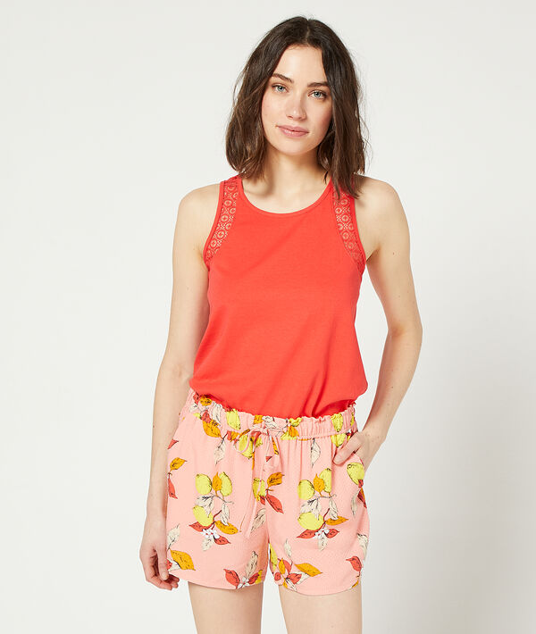 Short imprimé feuillage Short imprimé feuillage;${refinementColor}