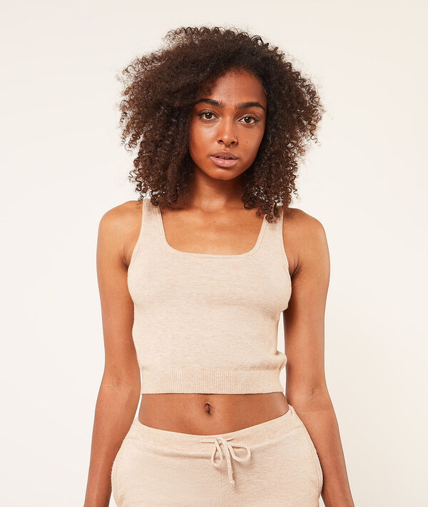 Crop top col carré Crop top col carré;${refinementColor}