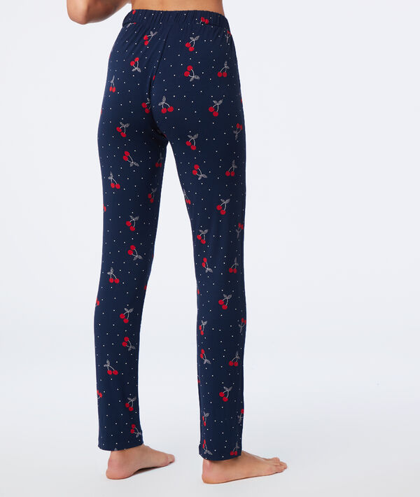 Pantalon de pyjama imprimé cerise Pantalon de pyjama imprimé cerise