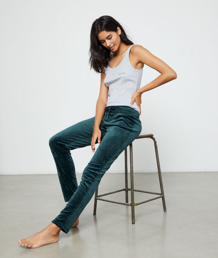 Top "just love" gris clair.