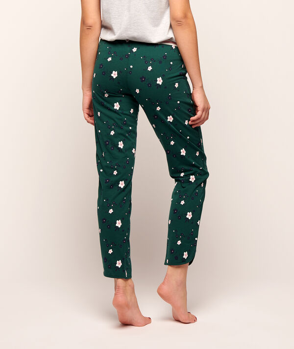 Pantalon imprimé petites fleurs Pantalon imprimé petites fleurs;${refinementColor}