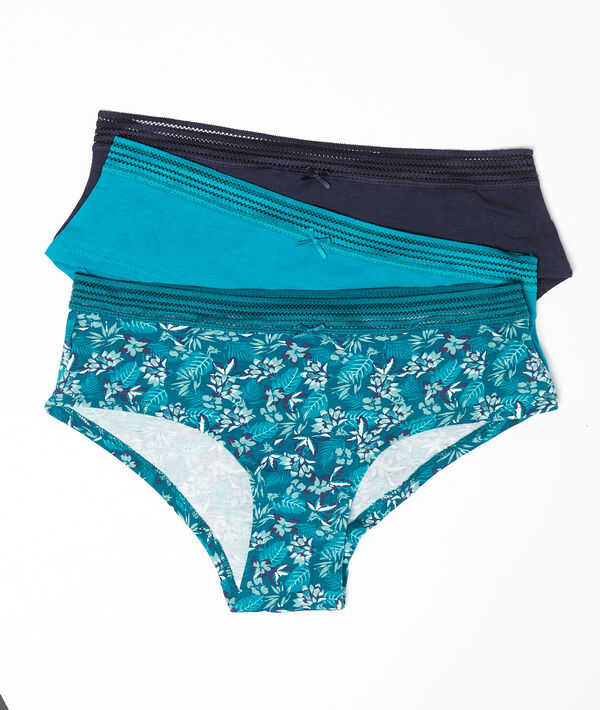 Lot de 3 shortys en coton Lot de 3 shortys en coton