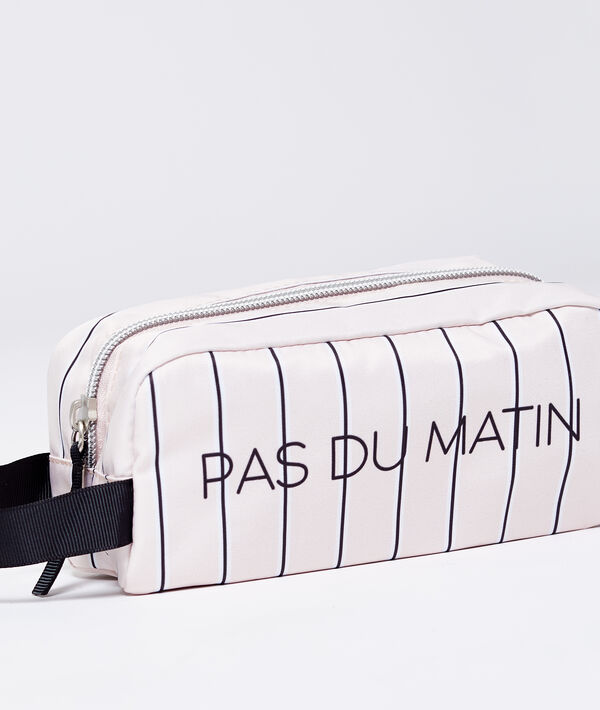 Trousse de toilette "Pas du matin" Trousse de toilette "Pas du matin"