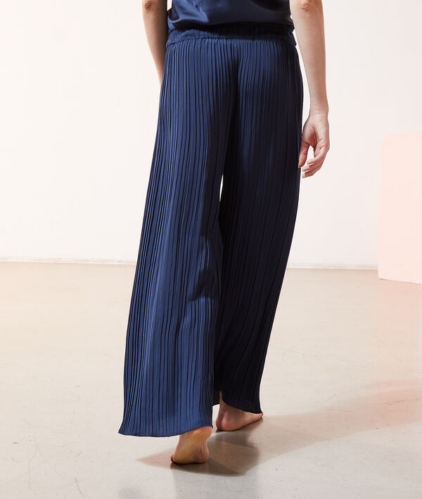 Pantalon plissé satiné Pantalon plissé satiné;${refinementColor}