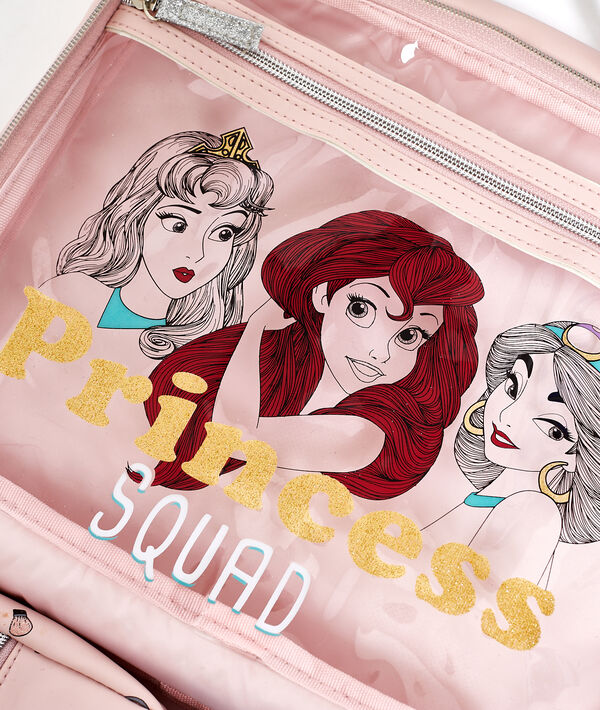 Pack de 3 trousses de toilette rose.