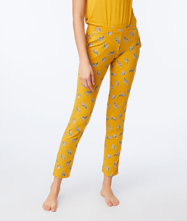 Pantalon de pyjama imprimé zèbres Pantalon de pyjama imprimé zèbres