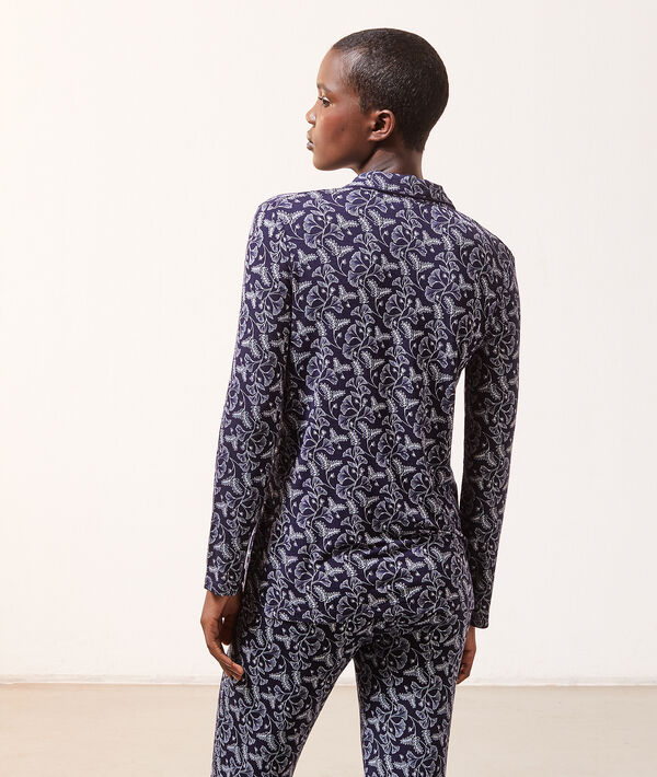 Chemise satinée imprimé fleuri Chemise satinée imprimé fleuri;${refinementColor}