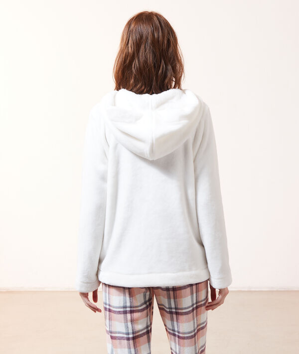 Veste polaire à capuche homewear Veste polaire à capuche homewear;${refinementColor}