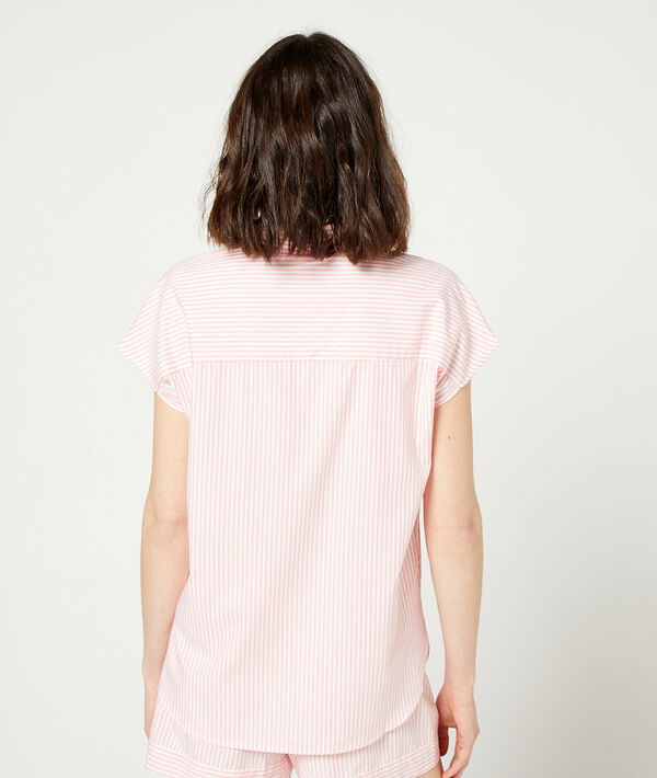 Chemise de pyjama à rayures Chemise de pyjama à rayures;${refinementColor}