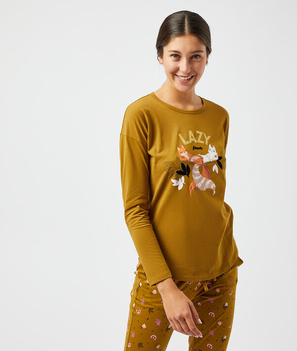 T-shirt "Lazy forever" T-shirt "Lazy forever";${refinementColor}
