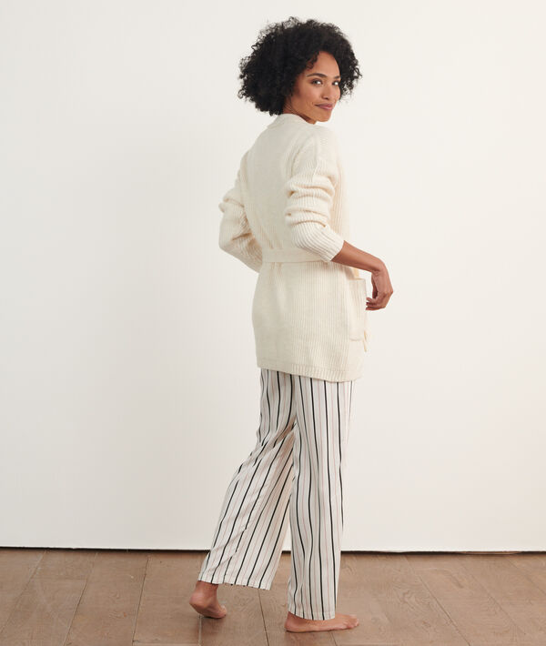 Pyjama 3 pièces en maille et satin Pyjama 3 pièces en maille et satin;${refinementColor}