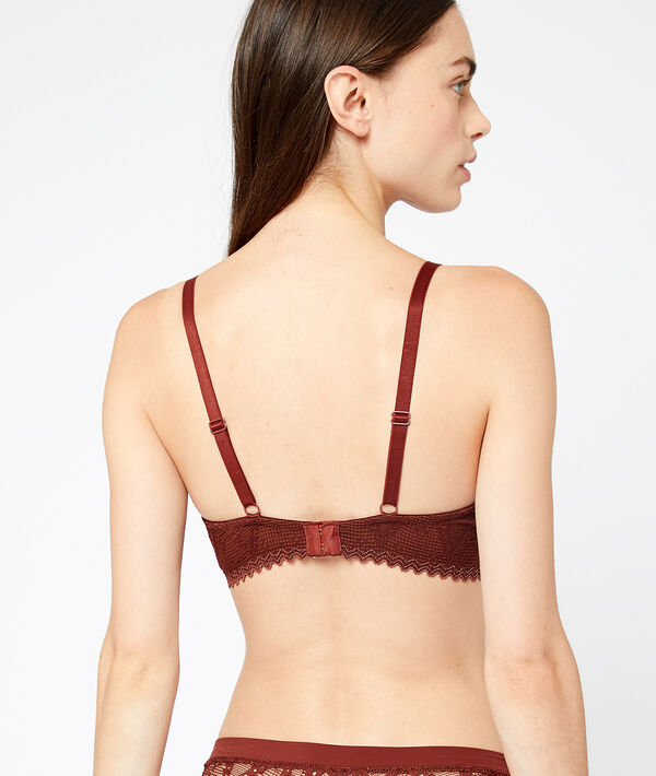 Soutien-gorge N°6 - Triangle naturel en dentelle Soutien-gorge N°6 - Triangle naturel en dentelle