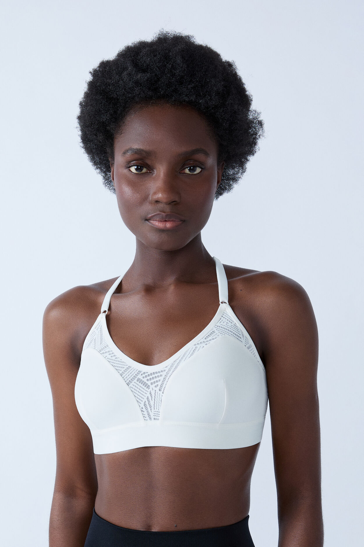 Brassière de sport  - maintien léger - Energy - S - Blanc - Femme - Etam