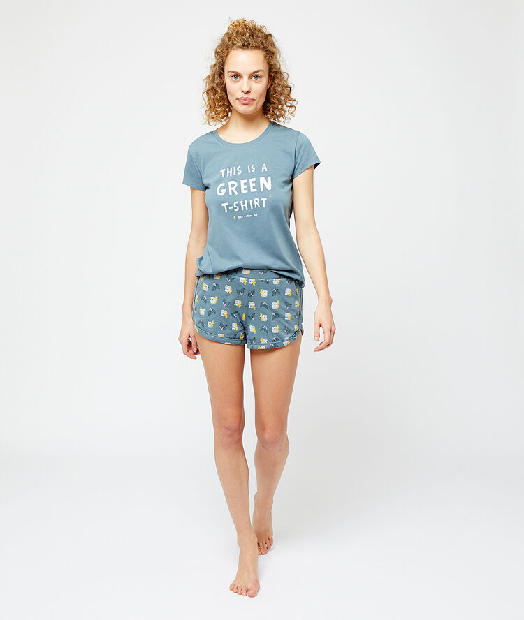 Short imprimé koalas bleu.