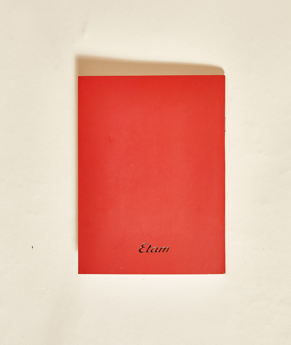 Carnet de note "un peu, beaucoup, à la folie..." rouge.