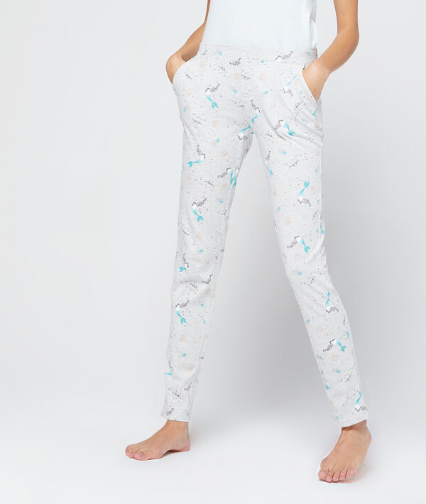 Pantalon imprimé sirène Pantalon imprimé sirène