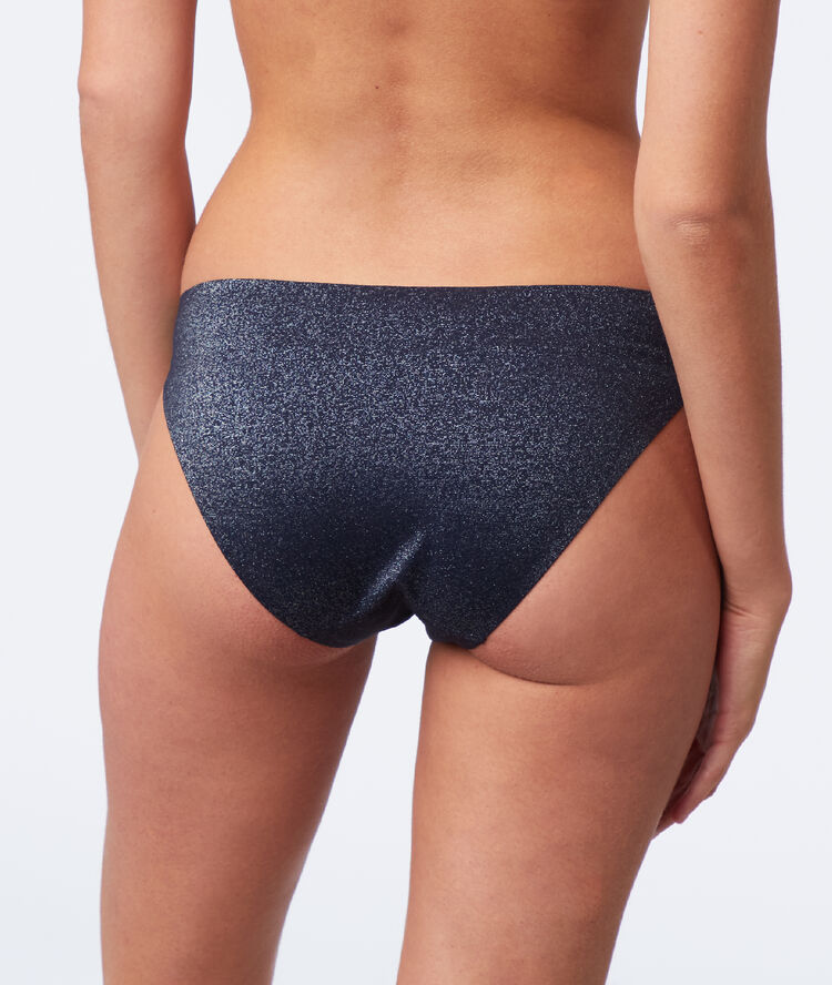 Culotte en microfibre marine.