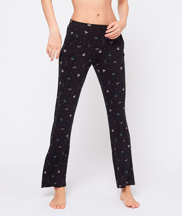 Pantalon imprimé en viscose éco-responsable Pantalon imprimé en viscose éco-responsable