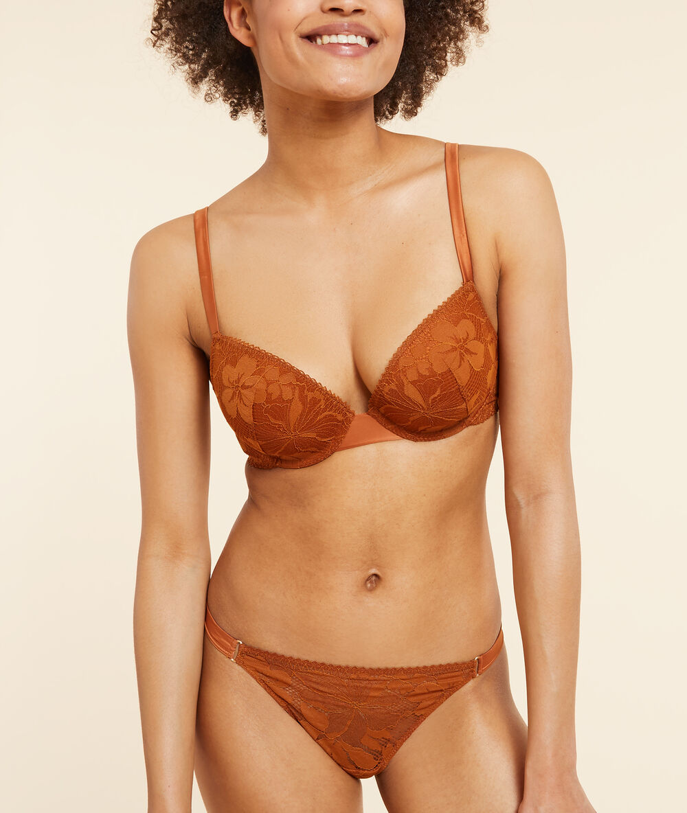 Soutien-gorge n°5 - ampliforme arrondi cuivre.
