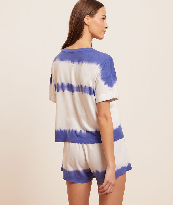 Top manches courtes tie and dye Top manches courtes tie and dye;${refinementColor}