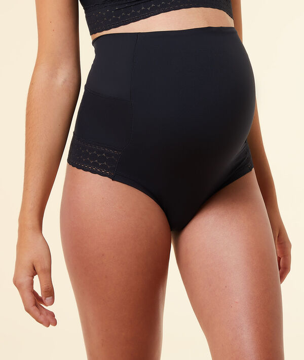Culotte taille haute ceinture rabattable Culotte taille haute ceinture rabattable;${refinementColor}