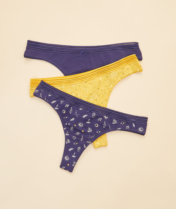Lot de 3 tangas Lot de 3 tangas;${refinementColor}