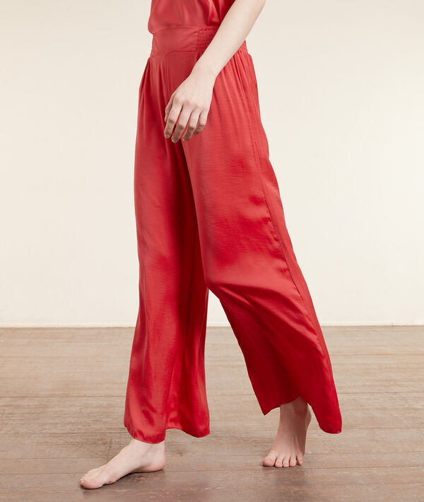 Pantalon de pyjama satiné Pantalon de pyjama satiné;${refinementColor}