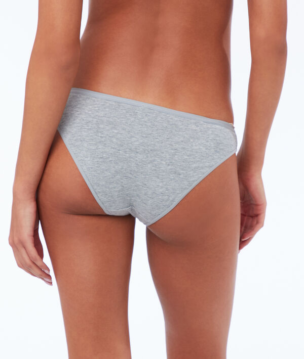 Culotte en coton gris.