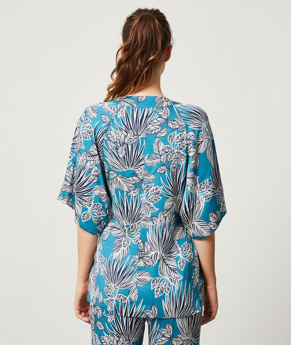 Chemise de pyjama à nouer Chemise de pyjama à nouer;${refinementColor}