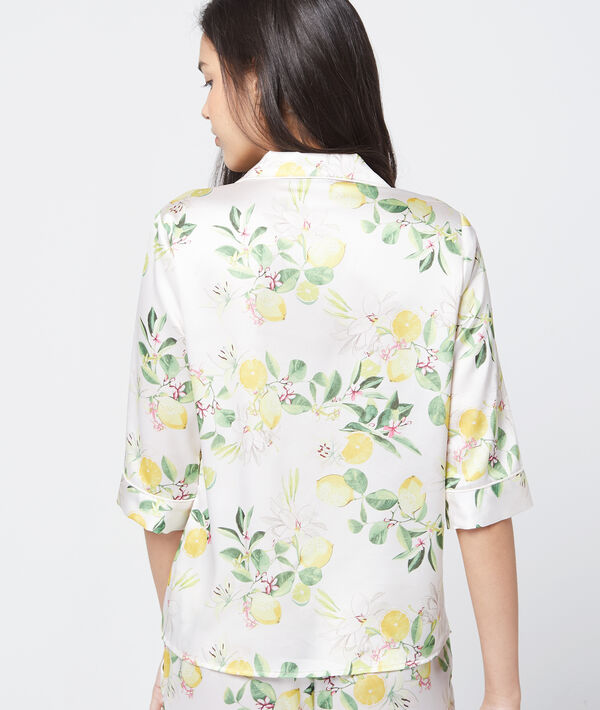 Chemise satin imprimée Chemise satin imprimée