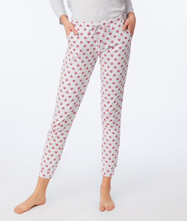 Pantalon imprimé cœur Pantalon imprimé cœur