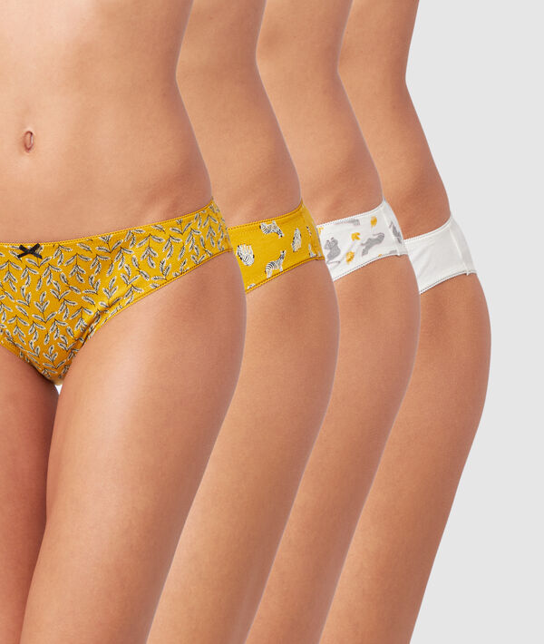 Lot de 4 culottes imprimées Lot de 4 culottes imprimées
