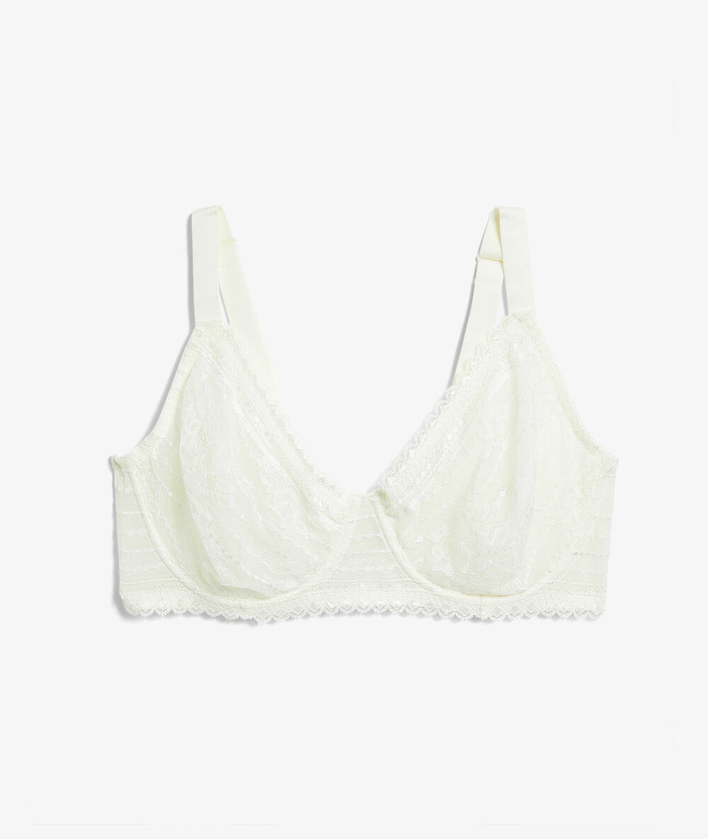 Soutien-gorge corbeille minimizer effet -1 taille ecru.