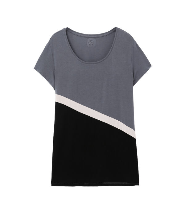 T-shirt de training tricolore anthracite.