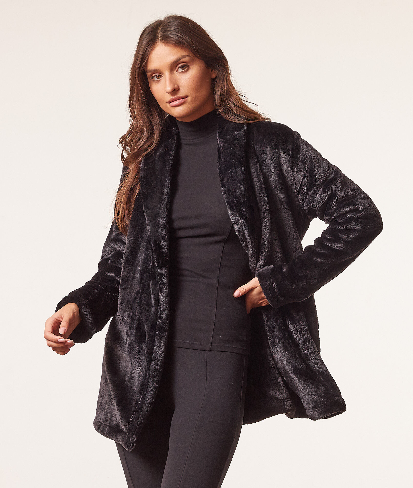 Veste de pyjama - Soline - XS - Noir - Femme - Etam