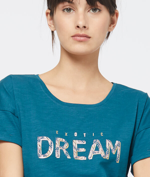 T-shirt imprimé à message T-shirt imprimé à message