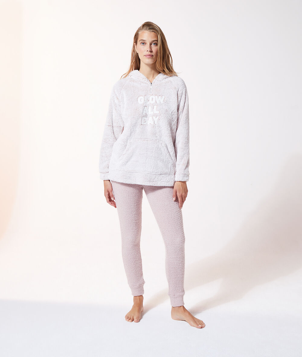 Pantalon homewear rose.