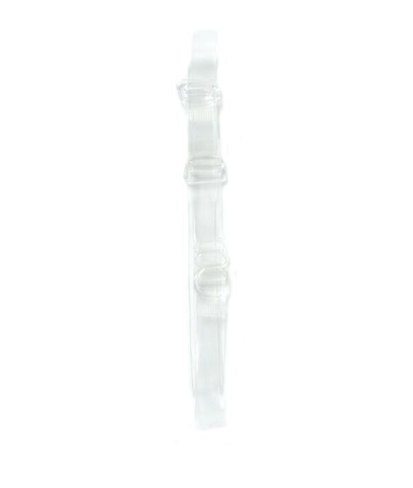 Bretelles transparentes tour de cou transparent.