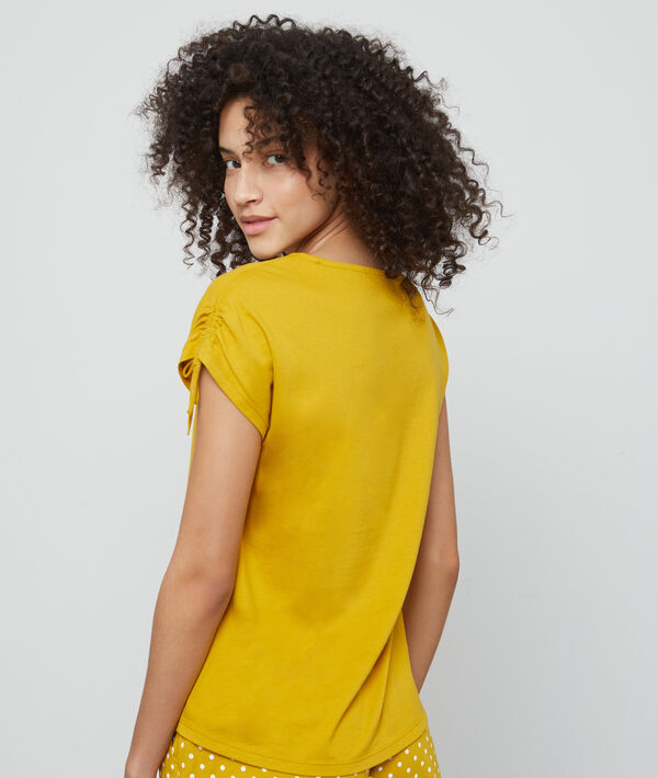 T-shirt "Flowers make people happy" en coton bio T-shirt "Flowers make people happy" en coton bio