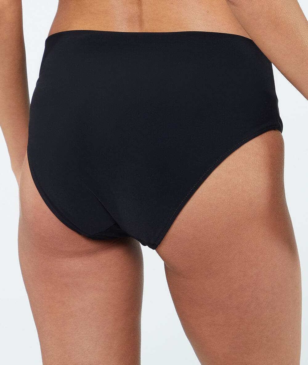 Culotte multipositions maillot de bain noir.