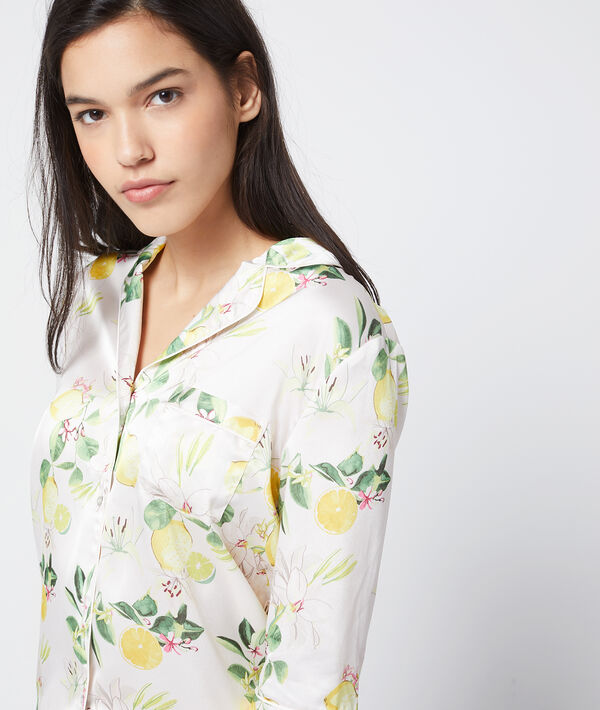 Chemise satin imprimée Chemise satin imprimée