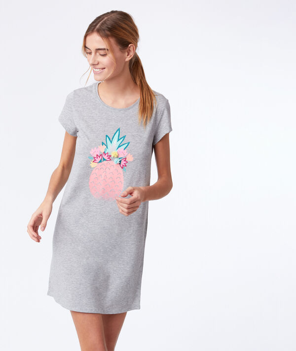 Chemise de nuit imprimé ananas Chemise de nuit imprimé ananas