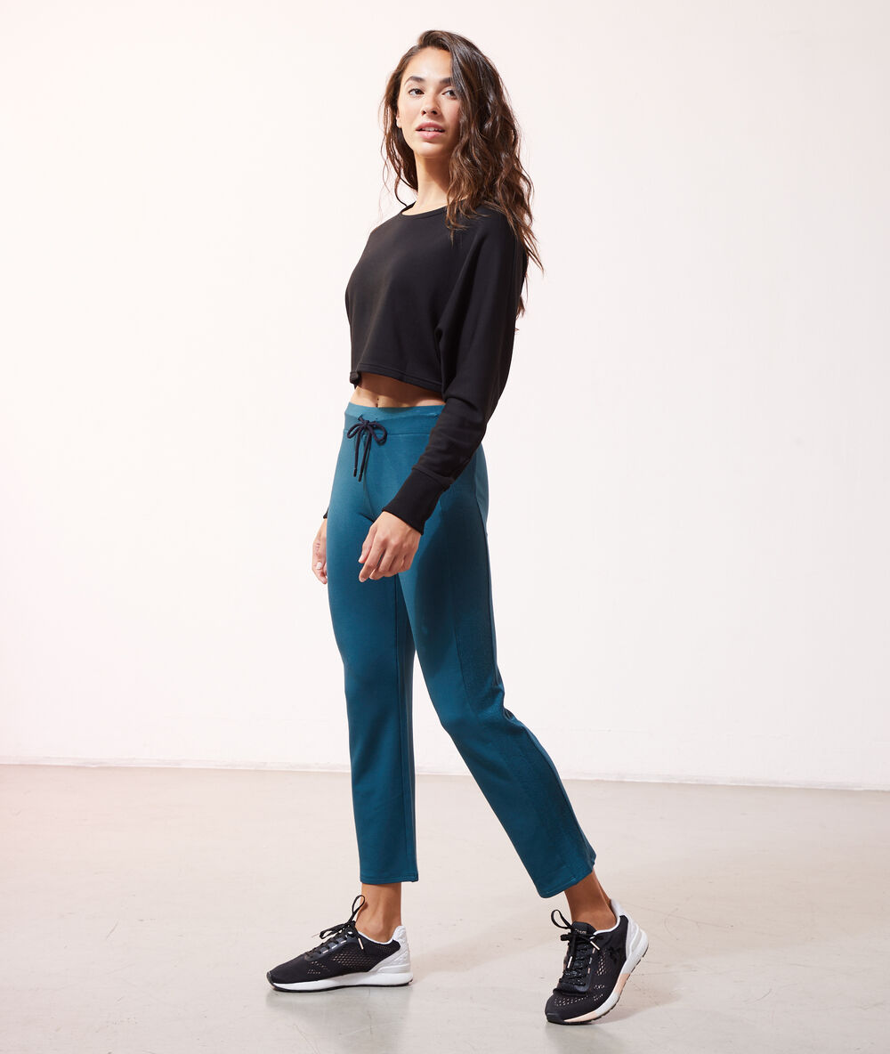 Pantalon sportswear vert.