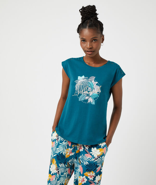 T-shirt imprimé "Island" T-shirt imprimé "Island";${refinementColor}