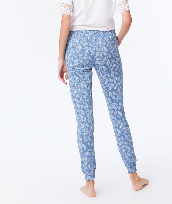Pantalon noué imprimé floral Pantalon noué imprimé floral