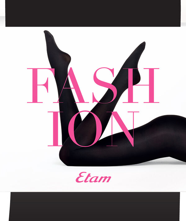 Collants noir.