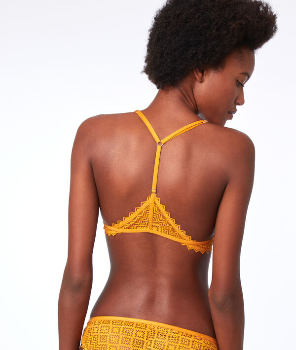 Soutien-gorge N°2 - Push-up plongeant en dentelle dos nageur Soutien-gorge N°2 - Push-up plongeant en dentelle dos nageur