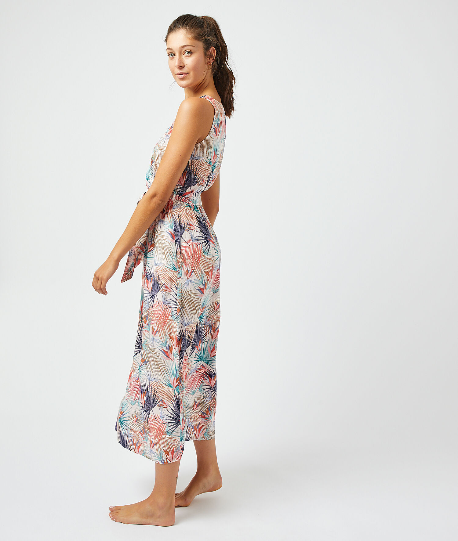 Robe longue imprimée MULTICOLORE ETAM