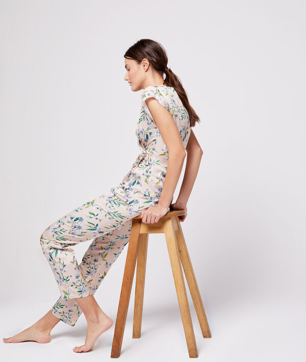 Pantalon satin imprimé Pantalon satin imprimé