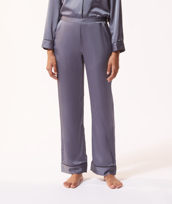 Pantalon de pyjama satiné Pantalon de pyjama satiné;${refinementColor}